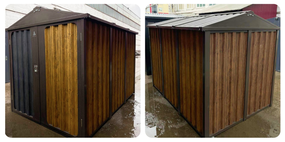 Принт "под дерево" на хозблоке SKOGGY