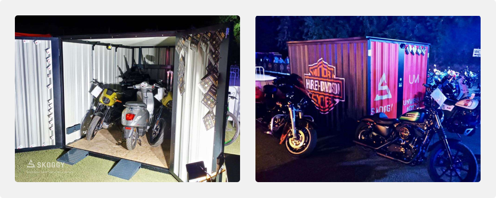 Гараж SKOGGY для мотоциклов
