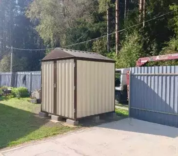 Контейнер для хранения личных вещей в двойной расцветке в д. Алексеевка, ГО Наро-Фоминский, МО Контейнер для хранения личных вещей в двойной расцветке в д. Алексеевка, ГО Наро-Фоминский, МО