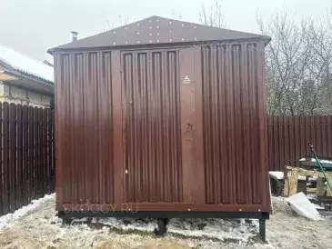 Хозблок для велосипедов, инструментов и автомобильных шин в шоколадном цвете в дер. Постниково, Новомосковский адм.окр, МО