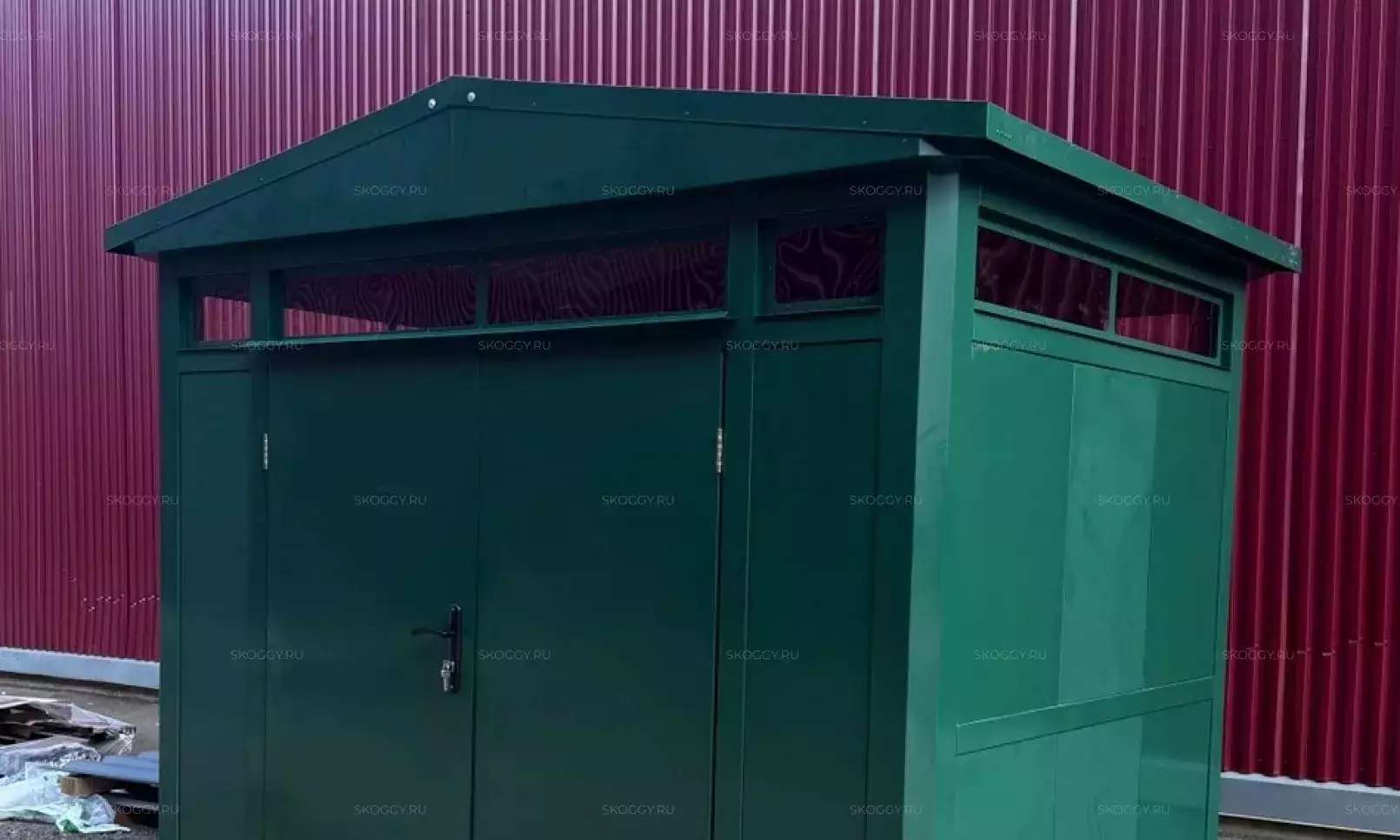 Премиальный хозблок SKOGGY в зеленом цвете
